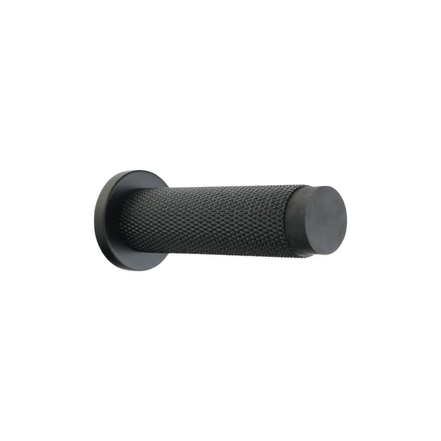 Matt Black Jewel Knurlmond Door Stop Home Decor 