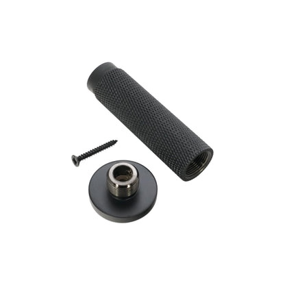 Matt Black Jewel Knurlmond Door Stop Home Decor 