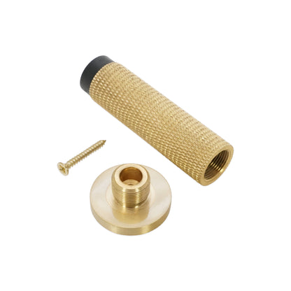 Jewel Knurlmond Door Stop Satin Brass
