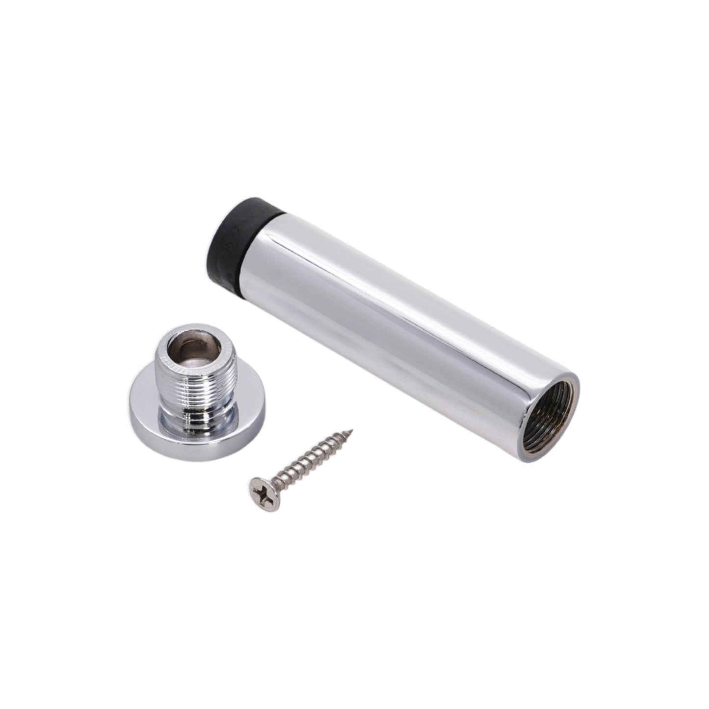 Polished Chrome Opal Knurlmond Door Stop Home Decor