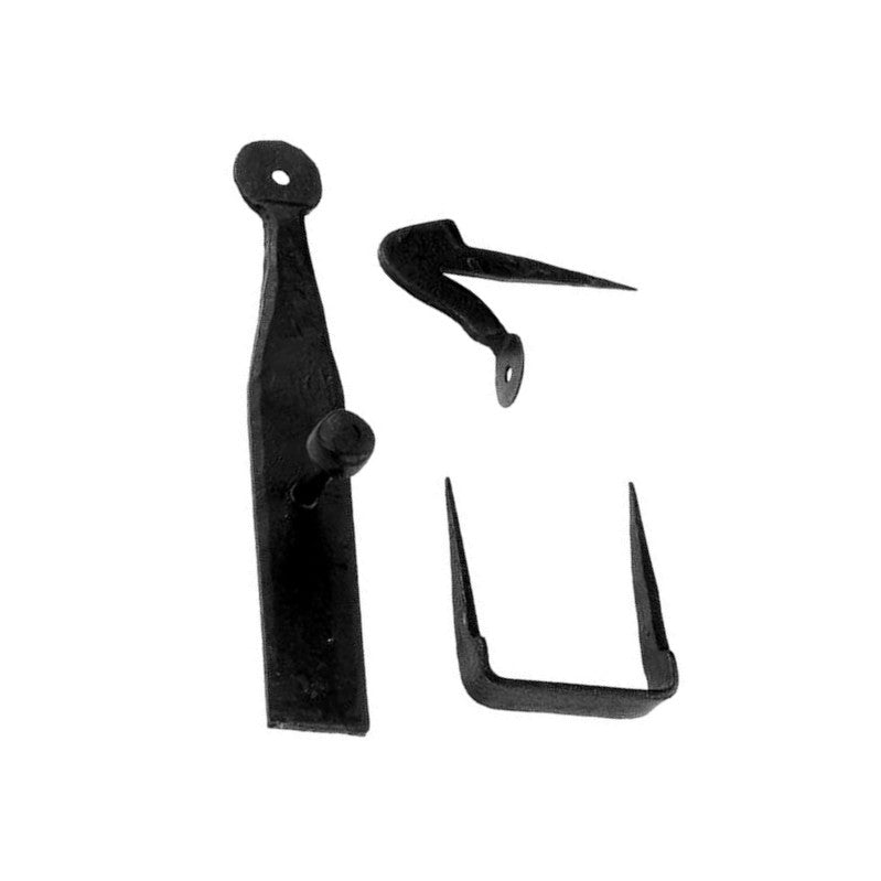 Iron Door Latch Set Beeswax Home Decor