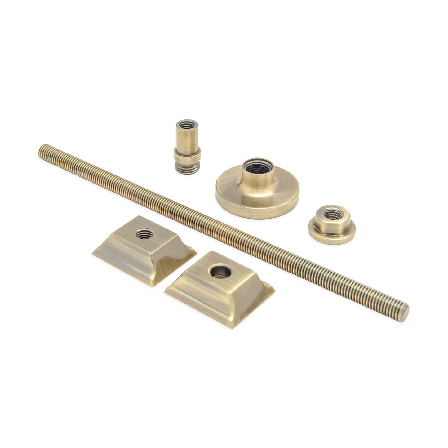 Cast Iron Radiator Brass Wall Stay Bracket Antique Brass