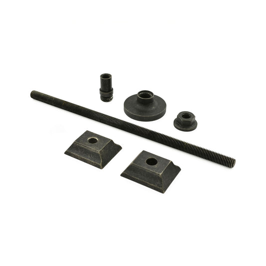 Cast Iron Radiator Brass Wall Stay Bracket Pewter