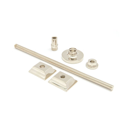 Cast Iron Radiator Brass Wall Stay Bracket Polished Nickel