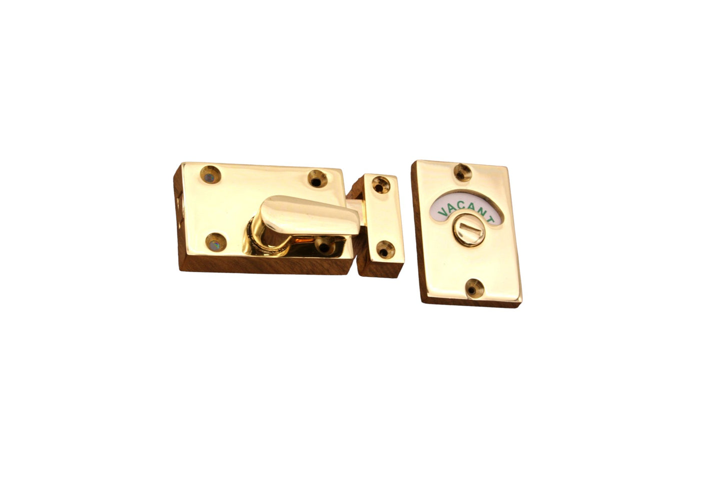 Bathroom Indicator Bolt Latch Polished Brass Home Decor 