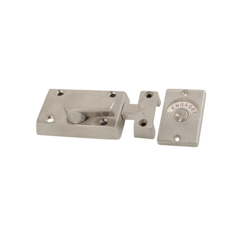 Bathroom Indicator Bolt Latch Satin Nickel Home Decor