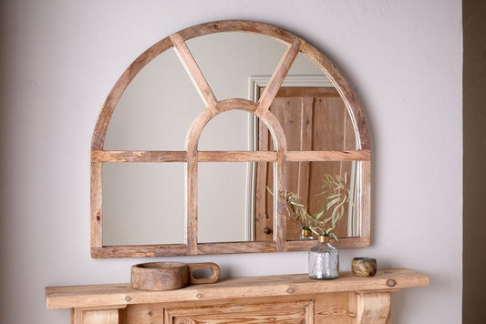 Mango Wood Mirror Home Decor 