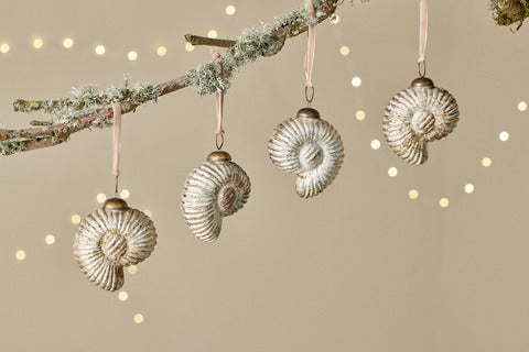 Shell Bauble Christmas Home Decor 
