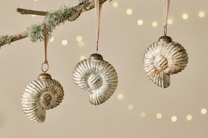 Shell Bauble Christmas Home Decor 