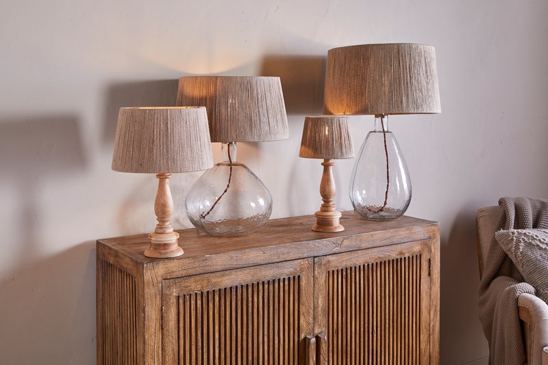 Jute Lampshade Home Decor 