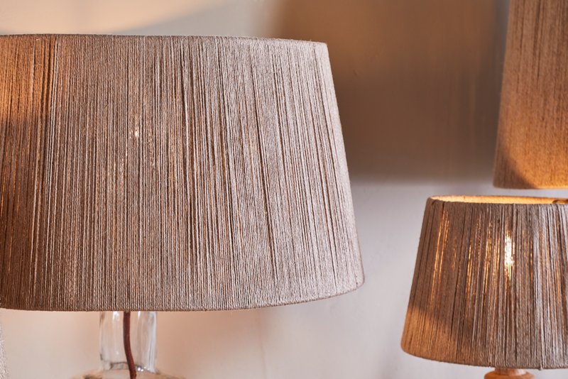 Tiwa Woven Jute Lampshade - Natural