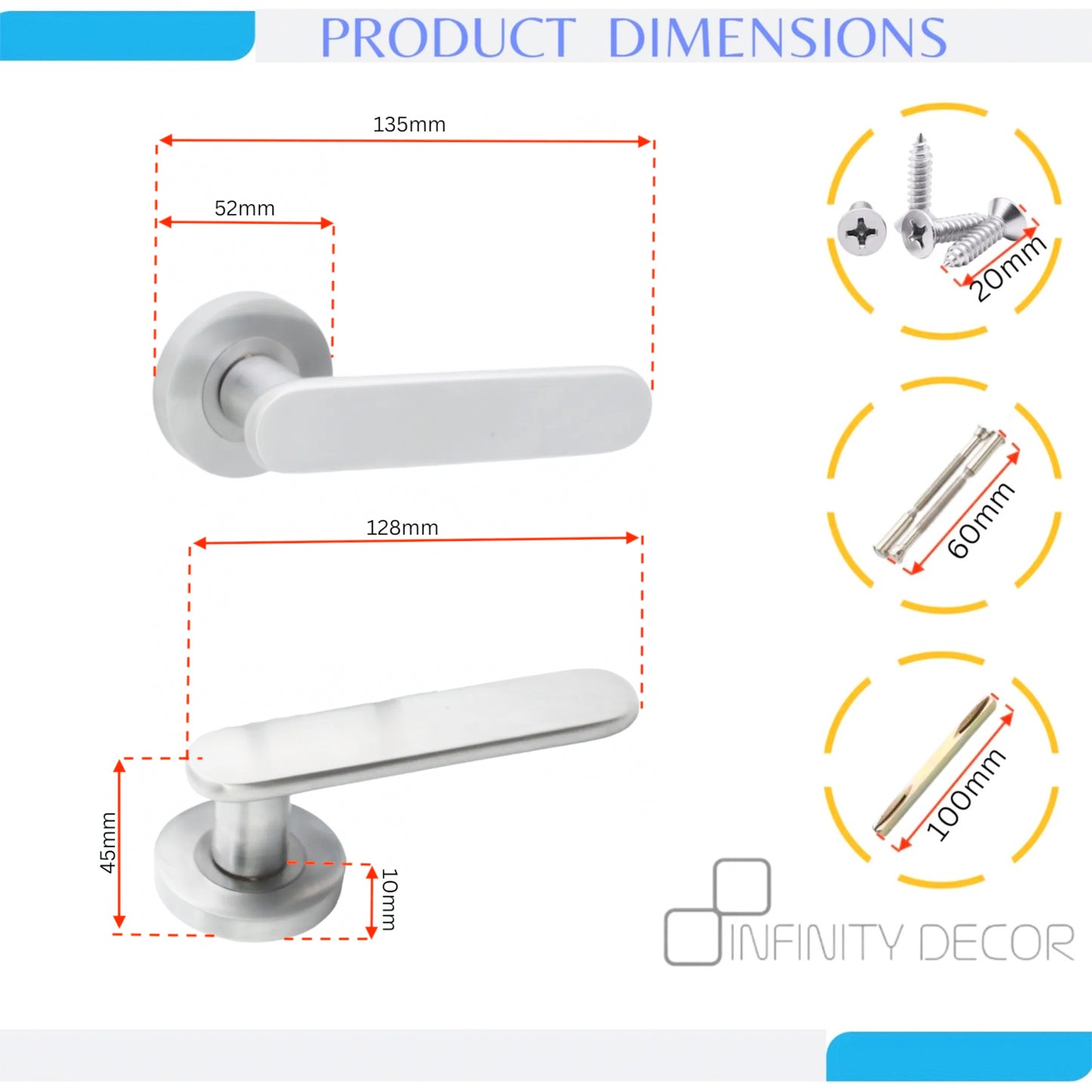 Skyla Lever on Rose Satin Chrome Bathroom Pack