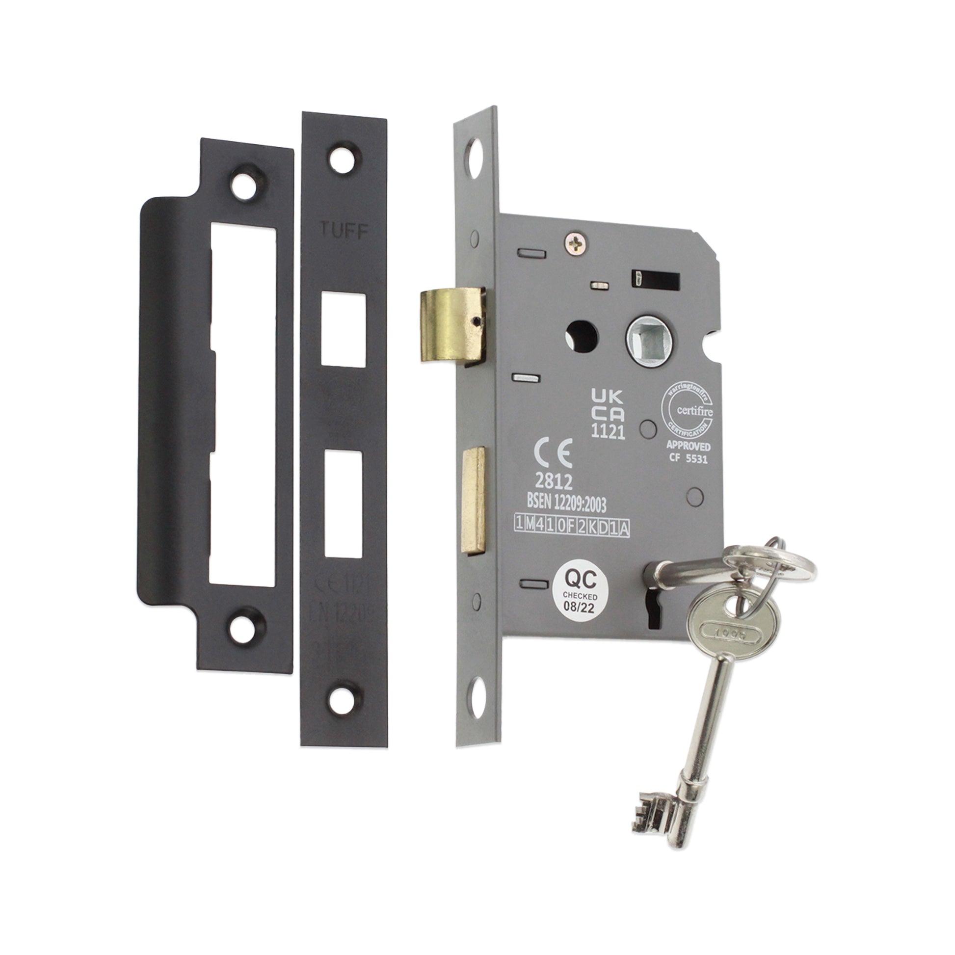 Matt Black Sash Lock Home Decor 