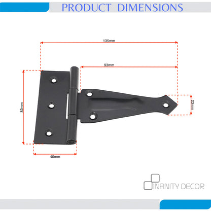 Black Decorative Hinge Home Decor