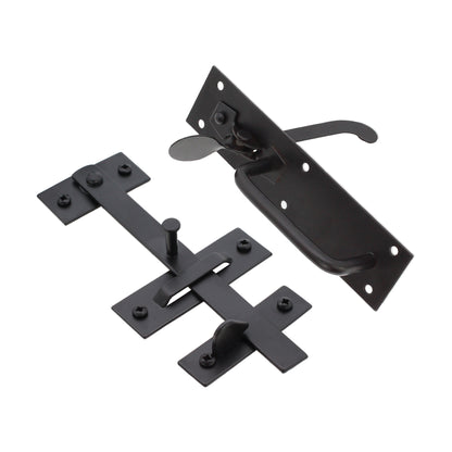 Black Iron Suffolk Latch Home Decor 