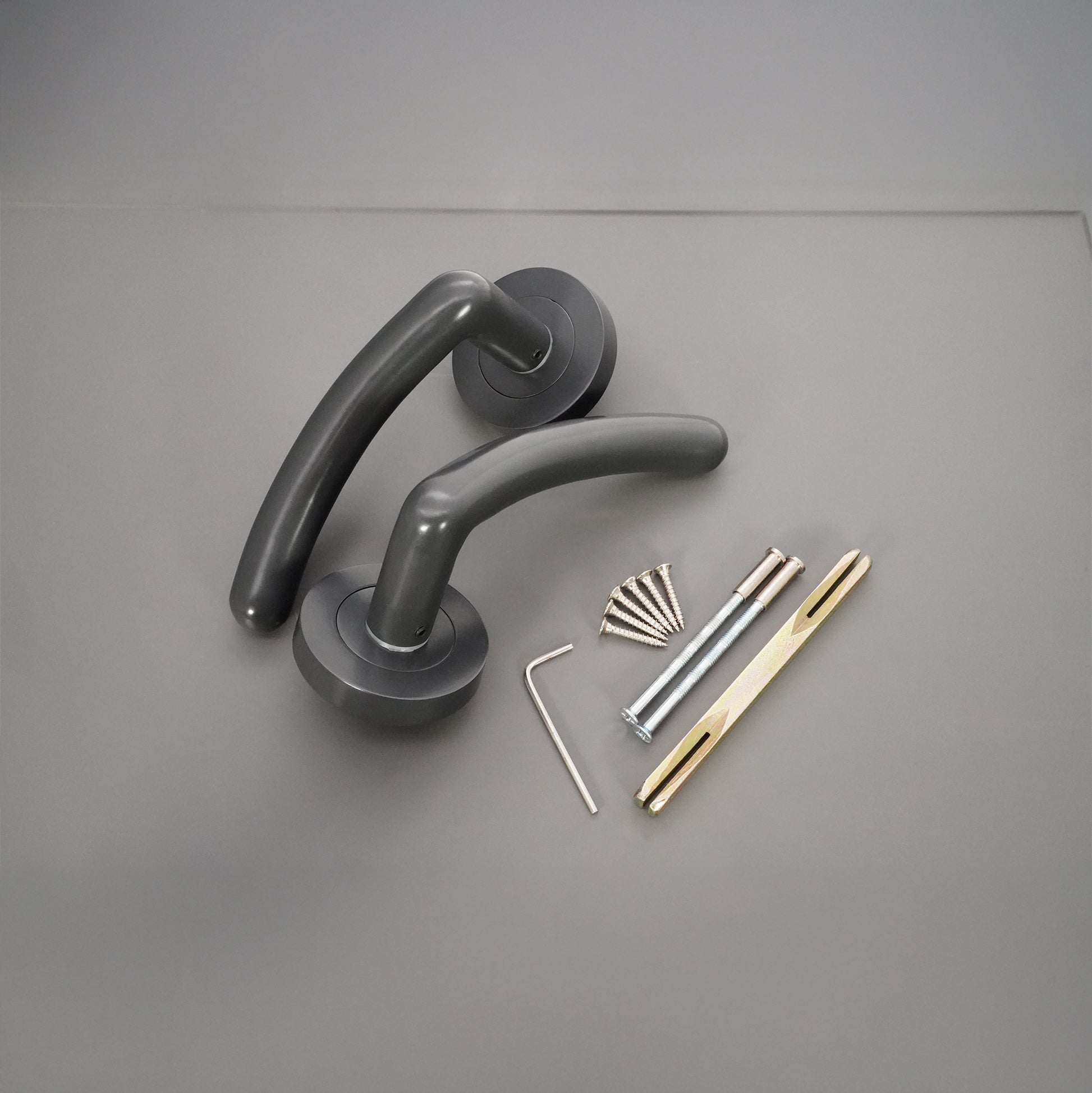 Lever on Rose Door Handle Home Decor