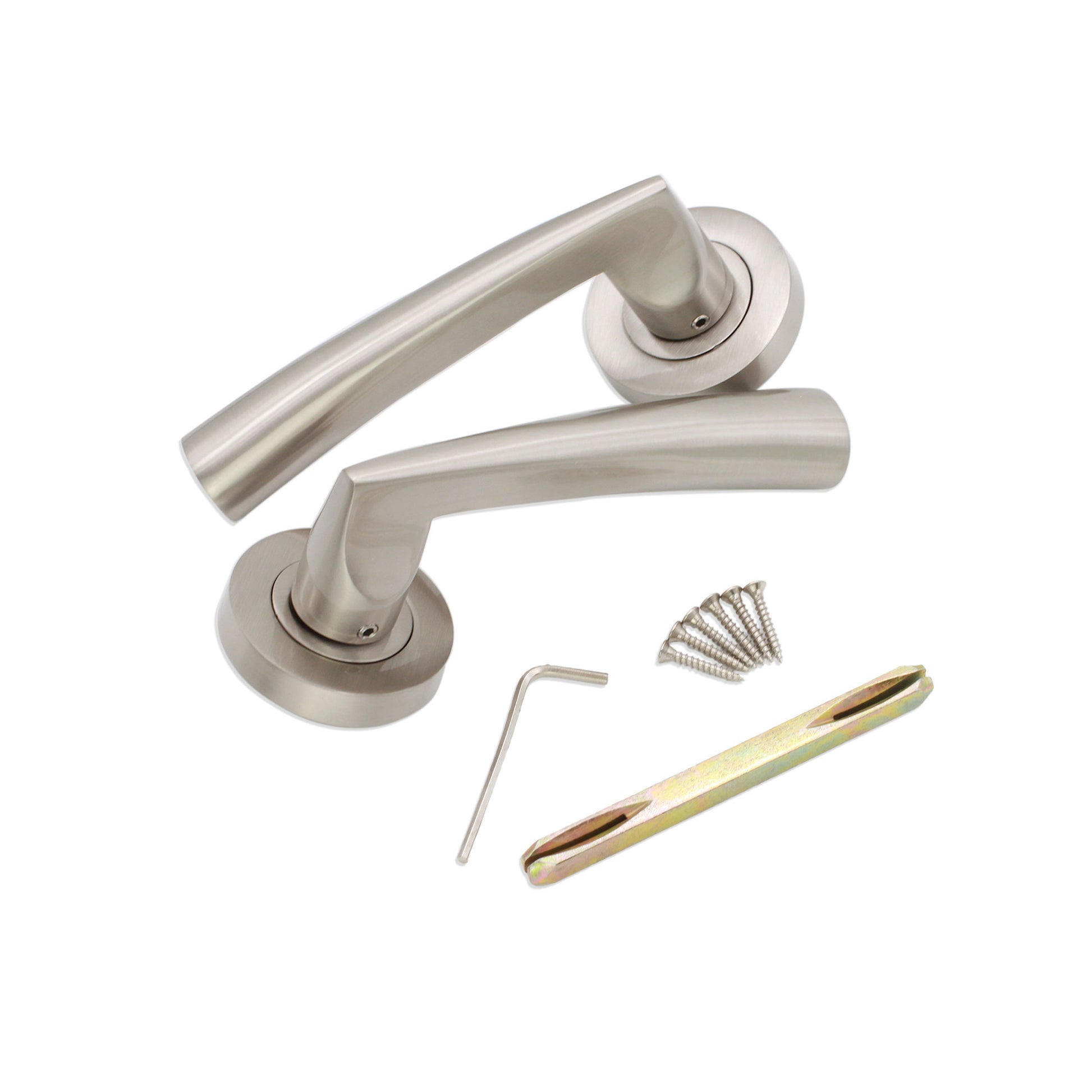 Lever on Rose Door Handle Home Decor