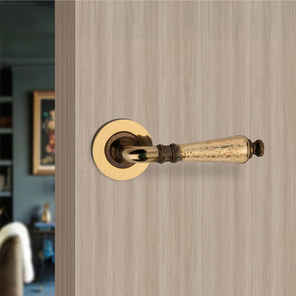 Lever on Rose Door Handle Home Decor