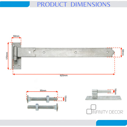 Straight Hook and Band Hinge Home Decor