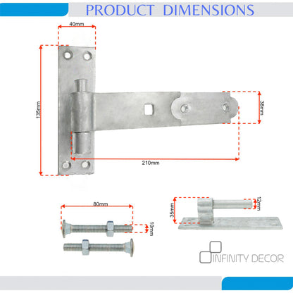 Straight Hook and Band Hinge Home Decor