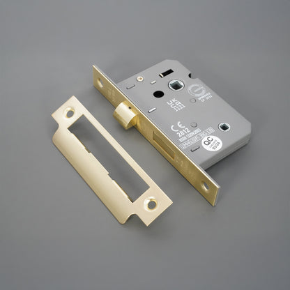 Mercury Lever Türgriff Bad-Set Satiniertes Messing