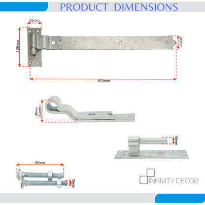 Cranked Hook and Band Hinge Home Decor