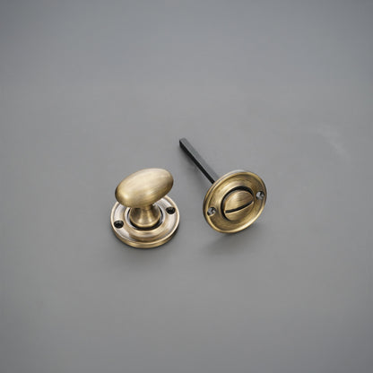 Slimline Turn & Release Antique Brass