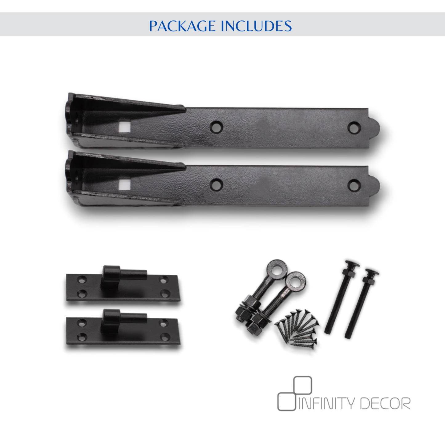 Adjustable Hook and Band Hinge Home Decor