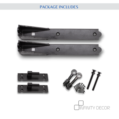 Adjustable Hook and Band Hinge Home Decor