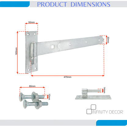 Straight Hook and Band Hinge Home Decor