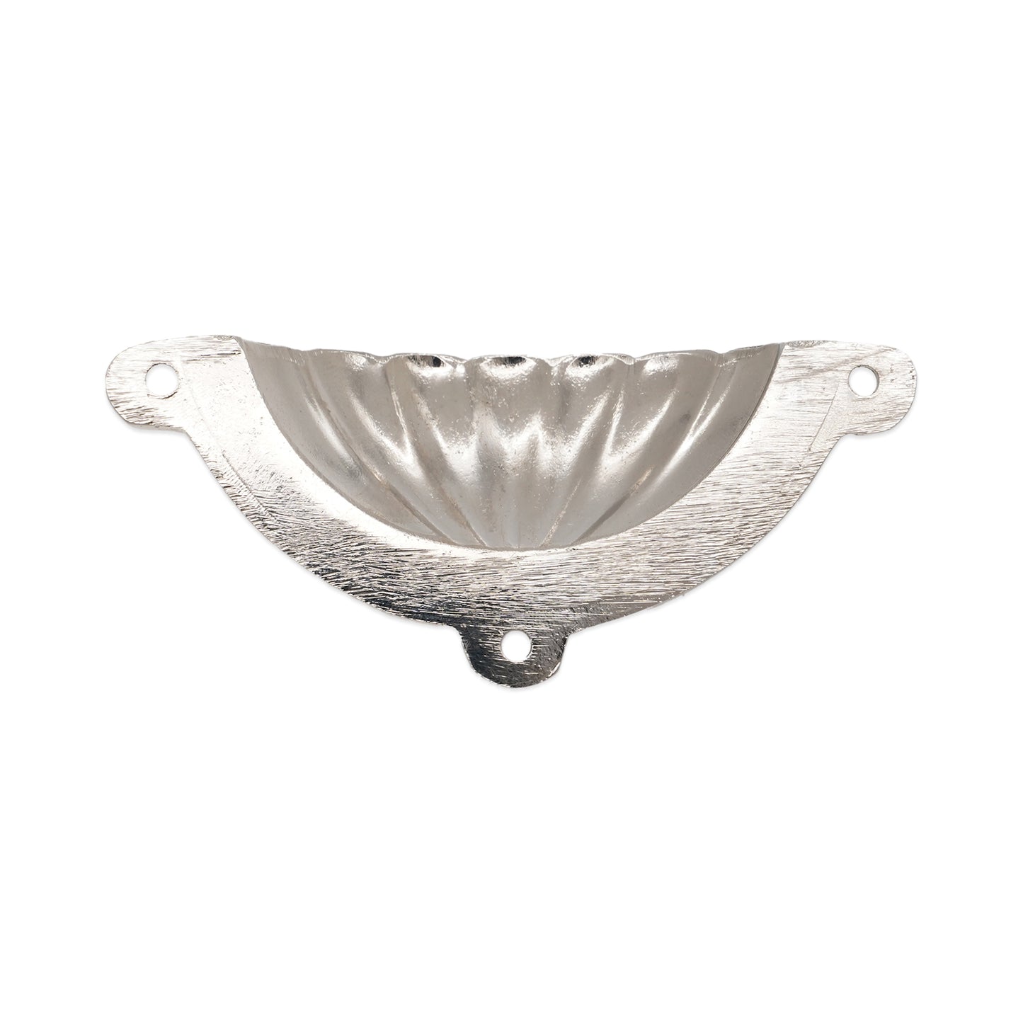 Shell Cup Pull Polished Nickel
