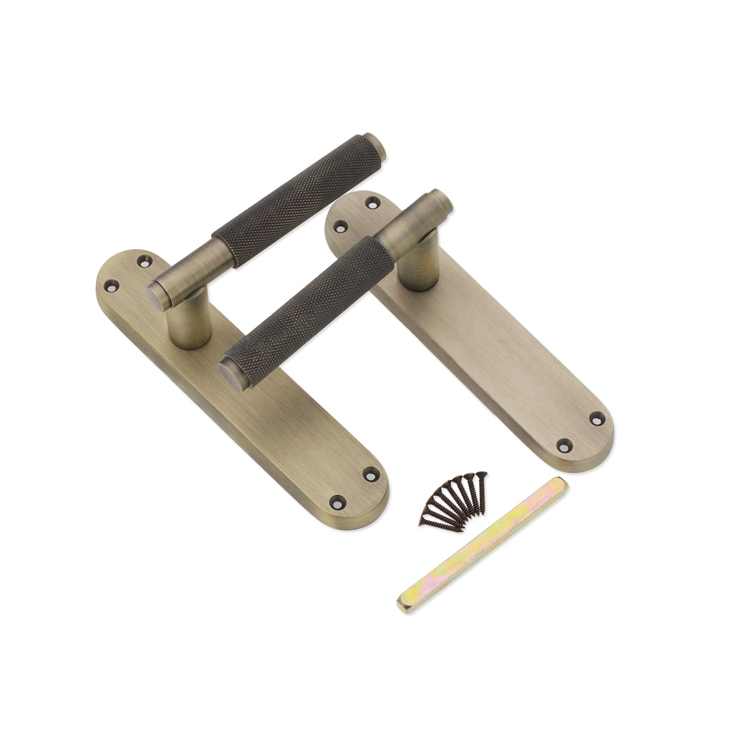 Matt Antique Lever on Backplate Latch Home Decor 