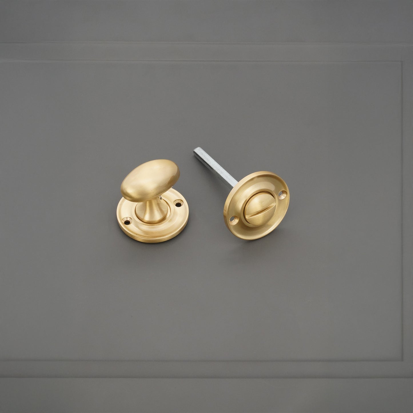 Slimline Turn & Release Satin Brass