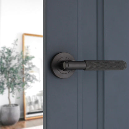 Lever on Rose Door Handle Home Decor