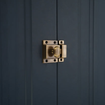Antique Brass Cupboard Catch Door Hardware