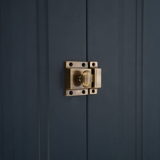 Cupboard Catch Antique Brass
