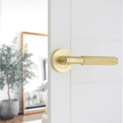 Lever on Rose Door Handle Home Decor