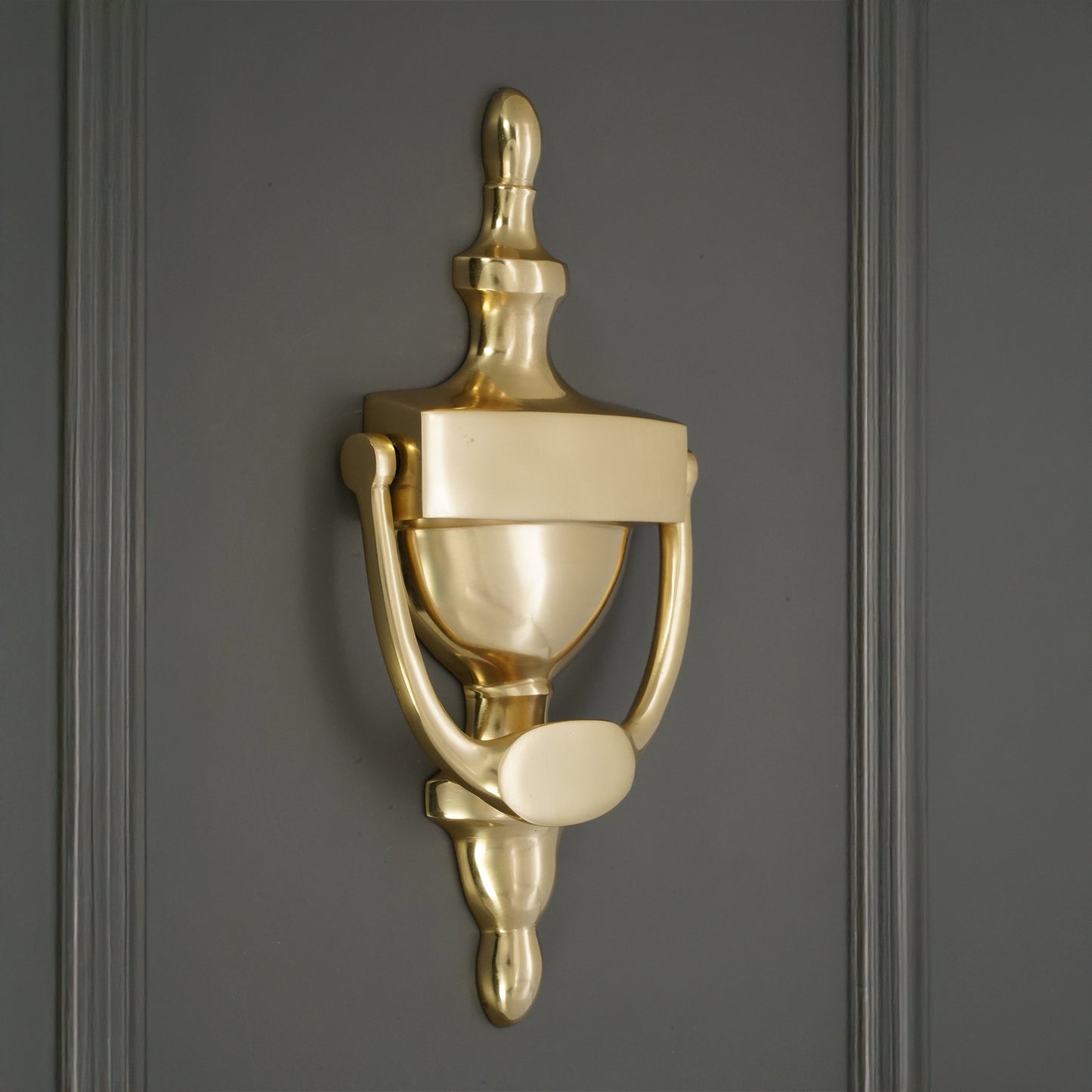 Polished Brass Victorian Door Knocker Home Decor