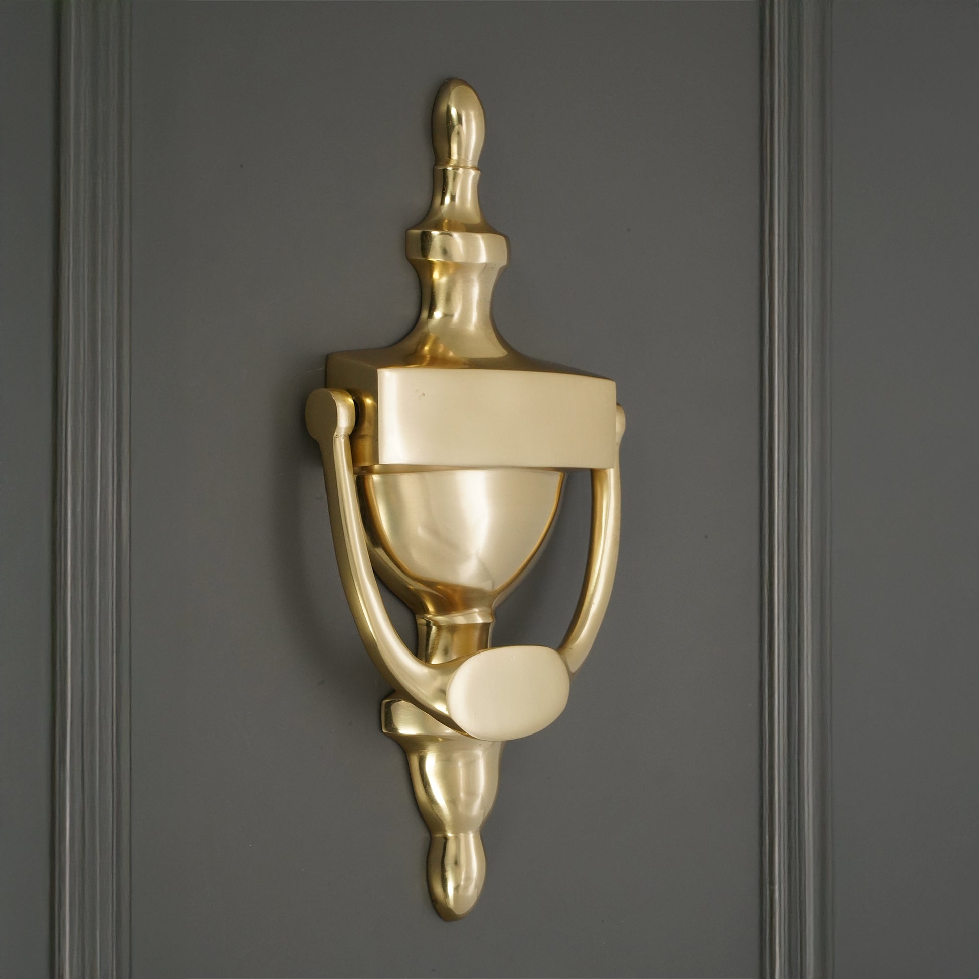 Polished Brass Victorian Door Knocker Home Decor