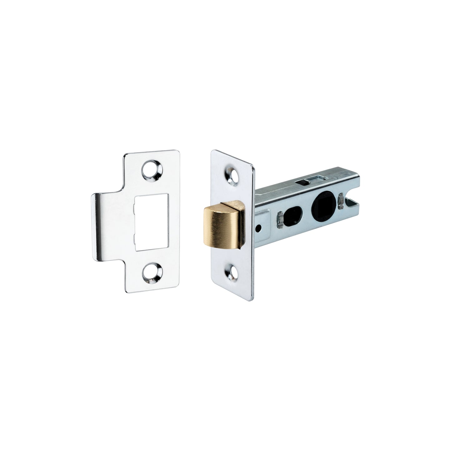 Rosalie Lever on Rose Satin Chrome Latch Pack