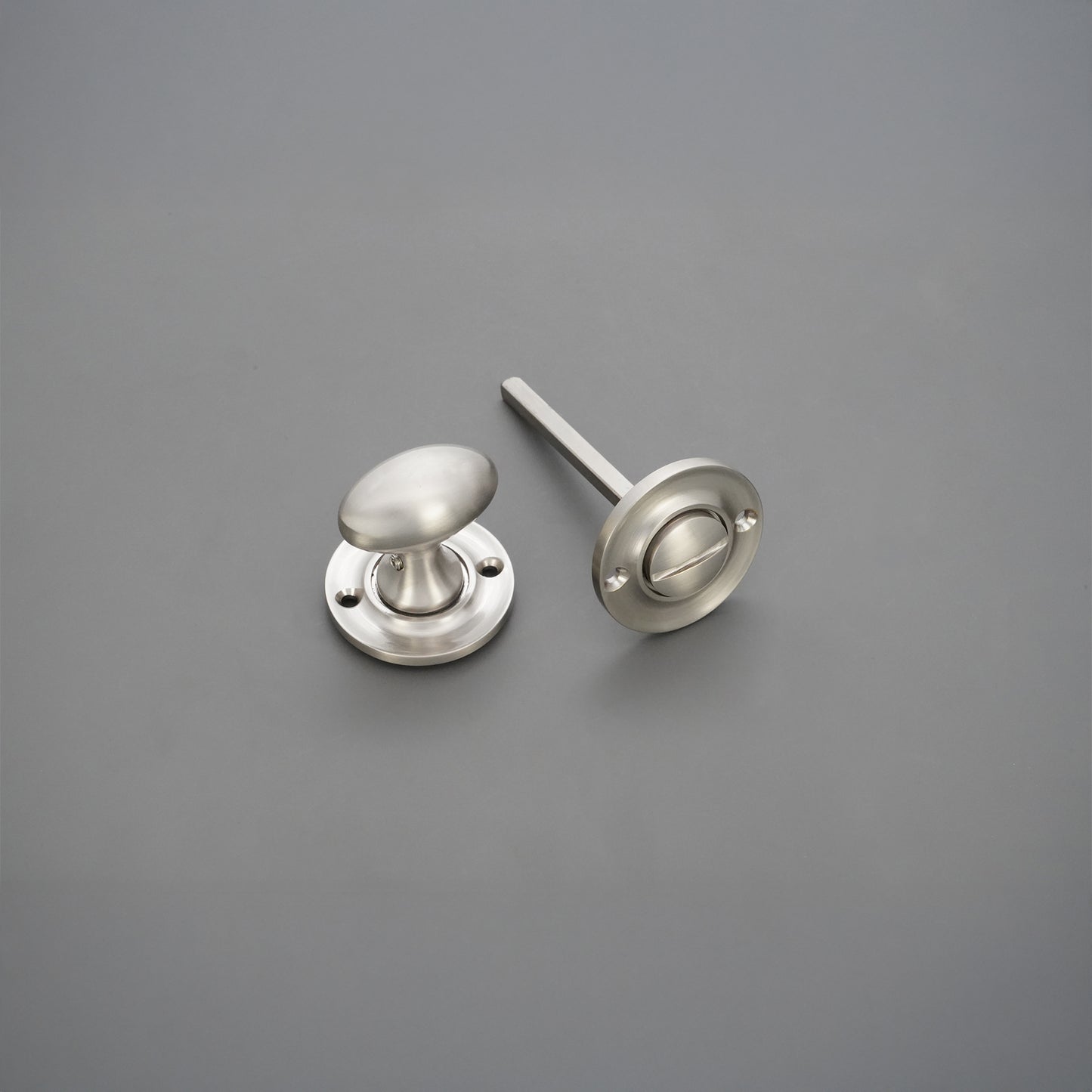 Slimline Turn & Release Satin Nickel