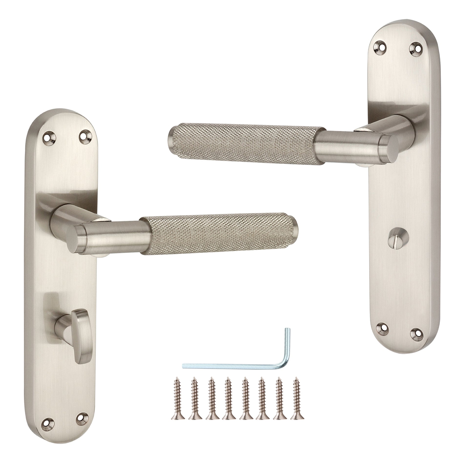 Lever on Backplate Door Handle Home Decor