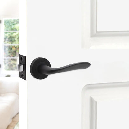 Matt Black Lever on Rose Home Decor 