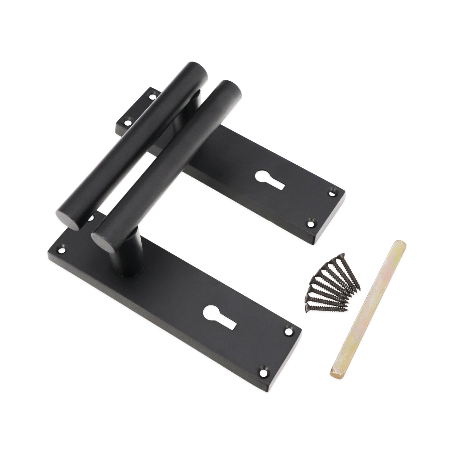 Lever on Backplate Door Handle Home Decor