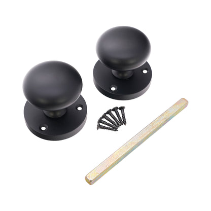Matt Black Victorian Door Knob Home Decor