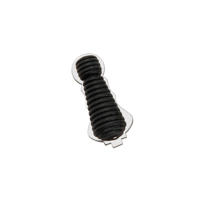 Ebonised Beehive Escutcheon Polished Nickel