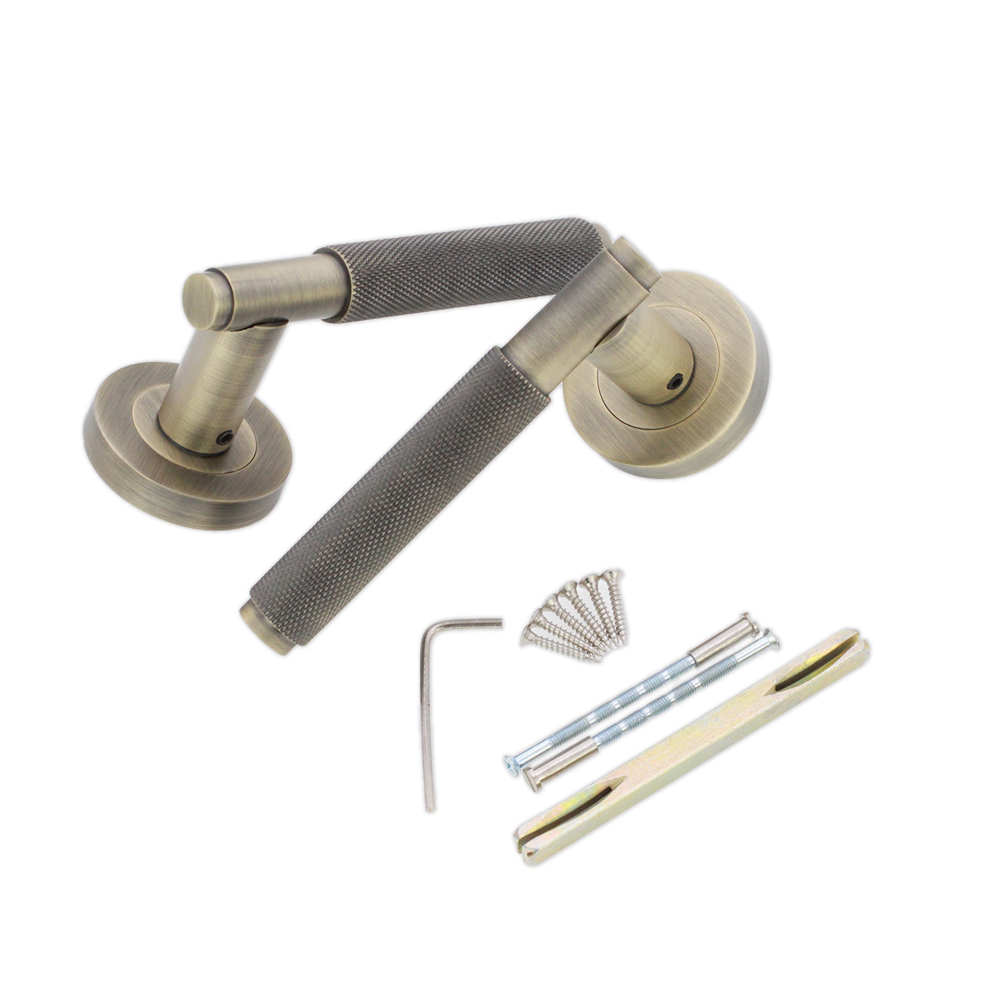 Lever on Rose Door Handle Home Decor