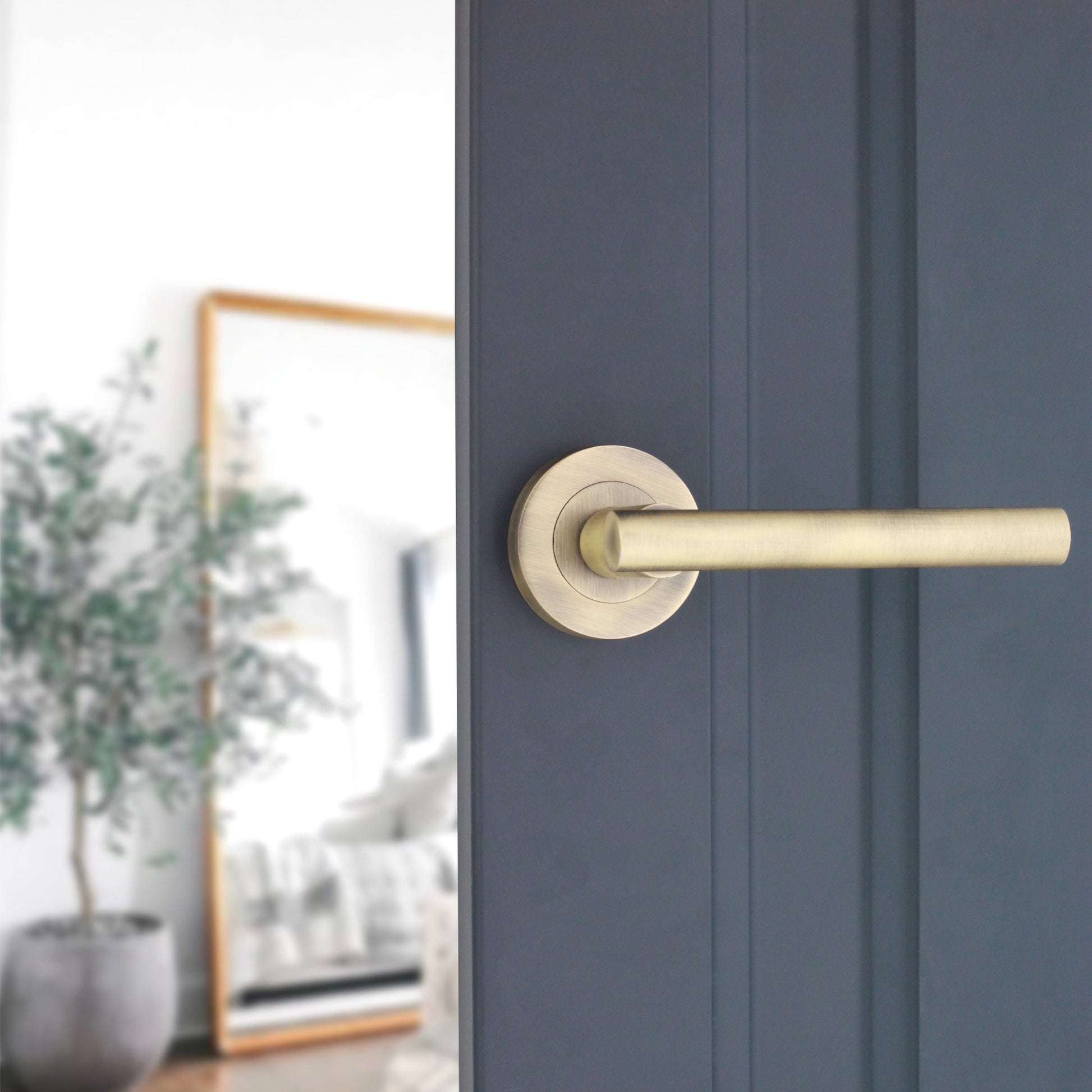 Matt Antique Lever Door Handle Home Decor 