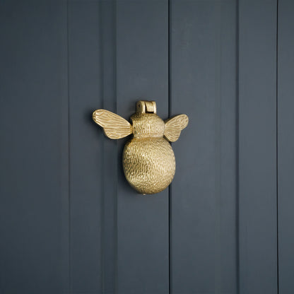 Polished Brass Bumble Bee Door Knocker Home Decor