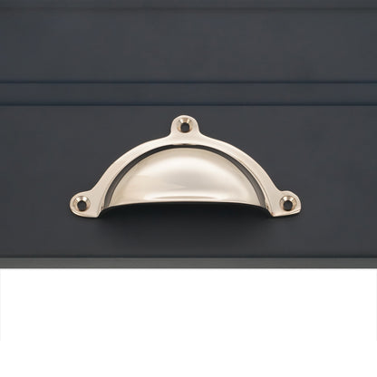 Cottage Cup Pull Polished Nickel